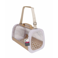 M-Pets Honey Kedi Ve Küçük Irk Köpekler için Taşıma Çantası 59,1x38,1x35,4cm (Kahverengi)