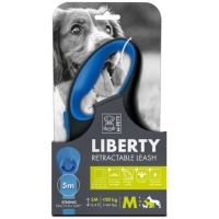 M-Pets Liberty Otomatik Şerit Gezdirme Kayışı 5m (Mavi) [M]