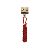 M-Pets Örgü Köpek Diş İpi 22cm (Kırmızı)