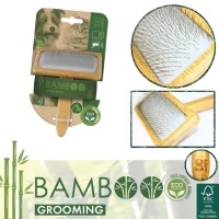 M-Pets Bambu İnce Telli Köpek Fırçası 15,5cm [L]