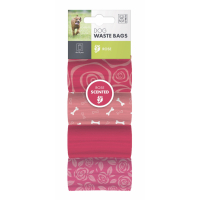 M-Pets Gül Kokulu Köpek Dışkı Poşeti 35x23cm (4'lü)