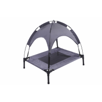 M-Pets Elevated Çadırlı Kedi ve Köpek Yatağı 76x61x76cm [M]
