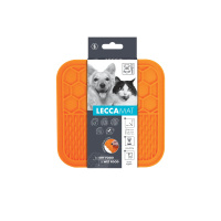 M-Pets Lecca Yavaş Beslenme Ödül Matı 15cm (Turuncu) [S]