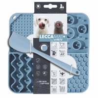 M-Pets Lecca Kedi ve Köpekler için Kaşıklı Yavaş Beslenme Ödül Matı 20,8x20,8 (Mavi) [M]