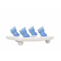 M-Pets Rainy Day Köpek Ayakkabısı 5x3,8cm (Mavi) [L]