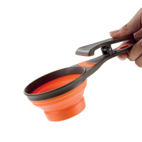 M-Pets Cuizi 3in1 Fonksiyonel Mama Ölçü Kabı 237ml (Turuncu)