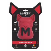M-Pets Power Chew Kauçuk Köpek Ödül Oyuncağı 12,6x11,5x17,4cm (Kırmızı)