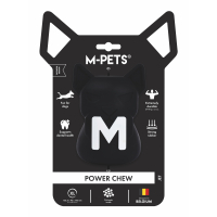 M-Pets Power Chew Kauçuk Köpek Ödül Oyuncağı 10,6x9,6x14,5cm (Siyah)