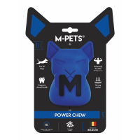 M-Pets Power Chew Kauçuk Köpek Ödül Oyuncağı 10,6x9,6x14,5cm (Mavi)