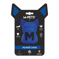 M-Pets Power Chew Kauçuk Köpek Ödül Oyuncağı 8,4x7,6x11,5cm (Mavi) [L]