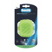 M-Pets Dental Squeaky Cube Diş Fırçalı Köpek Oyuncağı 7,9x7,5x7cm (Yeşil)