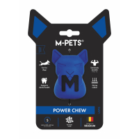 M-Pets Power Chew Kauçuk Köpek Ödül Oyuncağı 6,3x5,8x8,7cm (Mavi) [S]