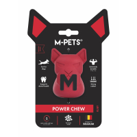 M-Pets Power Chew Kauçuk Köpek Ödül Oyuncağı 6,3x5,8x8,7cm (Kırmızı) [S]