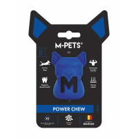 M-Pets Power Chew Kauçuk Köpek Ödül Oyuncağı 4,8x4,3x6,5cm (Mavi) [XS]