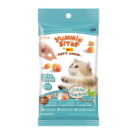 Me-O Yummie Bites Soft Chew Tavuklu ve Mavi Yüzgeçli Orkinoslu Kedi Ödül Maması 10gr (3'lü)