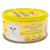 Me-O Delite Jöle İçinde Ton Balıklı ve Peynirli Tahılsız Yetişkin Kedi Konservesi 80gr