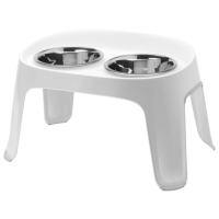Moderna Skybar Large Köpekler İçin İkili Mama ve Su Kabı 2x3300ml (Beyaz)