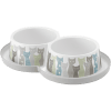 Moderna Trendy Kedi Figürlü İkili Mama ve Su Kabı 2x350ml