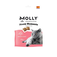 Molly Meow Moments Skin&Coat Deri ve Tüy Bakımı İçin Kedi Ödül Maması 60gr
