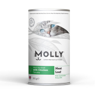 Molly Parça Tavuklu Ezme Kısırlaştırılmış Yetişkin Kedi Konservesi 395gr
