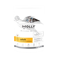Molly Hairball Control Hipoalerjenik Tavuklu Düşük Tahıllı Yetişkin Tester Kedi Maması 100gr