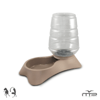 Mp Bergamo Nuvola Kedi ve Köpekler için Hazneli Mama Kabı 3800ml (Kahverengi)