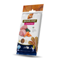 N&D Brown Coat Kuzu Spirulina ve Havuçlu Küçük Irk Yetişkin Köpek Ödül Maması 60gr (7'li)