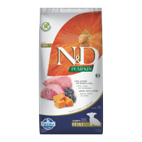 N&D Pumpkin Bal Kabaklı Kuzu Etli ve Yaban Mersinli Küçük Irk Tahılsız Yavru Köpek Maması 7kg