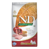 N&D Ancestral Grain Light Tavuklu ve Narlı Ata Tahıllı Küçük Irk Yetişkin Köpek Maması 2,5kg