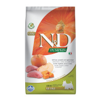 N&D Pumpkin Bal Kabaklı Yaban Domuzlu ve Elmalı Küçük Irk Tahılsız Yetişkin Köpek Maması 2,5kg