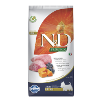 N&D Pumpkin Bal Kabaklı Kuzulu ve Yaban Mersinli Küçük Irk Tahılsız Yetişkin Köpek Maması 7kg