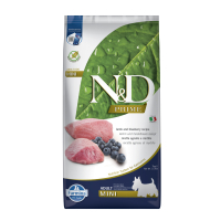 N&D Prime Kuzu Etli ve Yaban Mersinli Küçük Irk Tahılsız Yetişkin Köpek Maması 7kg