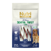 Nutri Canin Dental Twist Kuzulu Tahılsız Köpek Ödül Maması 80gr