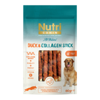 Nutri Canin Ördekli ve Kolajenli Çubuk Köpek Ödül Maması 80gr