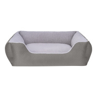 Pet Comfort Echo Peluş Köpek Yatağı 105x80cm (Gri) [L]