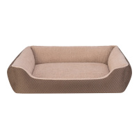 Pet Comfort Bravo Duo Peluş Köpek Yatağı 105x80cm (Kahverengi) [XL]