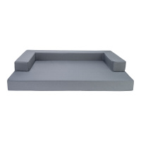 Pet Comfort Gloria Sofa Ortopedik Su Geçirmez Köpek Yatağı 90x65x8cm (Gri)