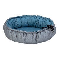 Pet Comfort Sunflower Çift Taraflı Kedi ve Köpek Yatağı 60cm (Mavi)