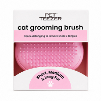 PET TEEZER Cat Grooming Brush Kedi Bakım Fırçası (Pembe)