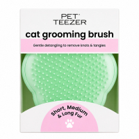 PET TEEZER Cat Grooming Brush Kedi Bakım Fırçası (Yeşil)