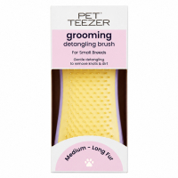 PET TEEZER Detangling Dolaşık Açıcı Küçük Irk Köpek Bakım Fırçası 11,7x5cm (Sarı)