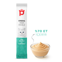 Petlebi Ton Balıklı ve Karidesli Krema Kedi Ödül Maması 14gr