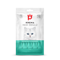 Petlebi Ton Balıklı ve Karidesli Krema Kedi Ödül Maması 14gr (5'li)