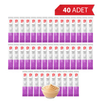 Petlebi Ördekli ve Tavuklu Krema Kedi Ödül Maması 14gr (40 Adet)
