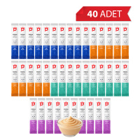 Petlebi Karışık Çeşitli Krema Kedi Ödül Maması 14gr (40 Adet)