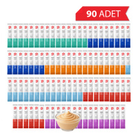 Petlebi Karışık Çeşitli Krema Kedi Ödül Maması 14gr (90 Adet)