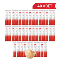 Petlebi Somonlu ve Yengeçli Krema Kedi Ödül Maması 14gr (40 Adet)