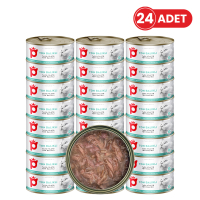 Petlebi Sos İçinde Fileto Taze Ton Balıklı Kedi Konservesi 70gr (24 Adet)