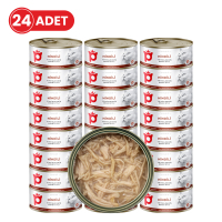Petlebi Sos içinde Tiftiklenmiş Taze Hindi Etli Kedi Konservesi 70gr (24 Adet)