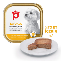Petlebi Tavuklu Küçük Irklar İçin Ezme Köpek Konservesi 100gr